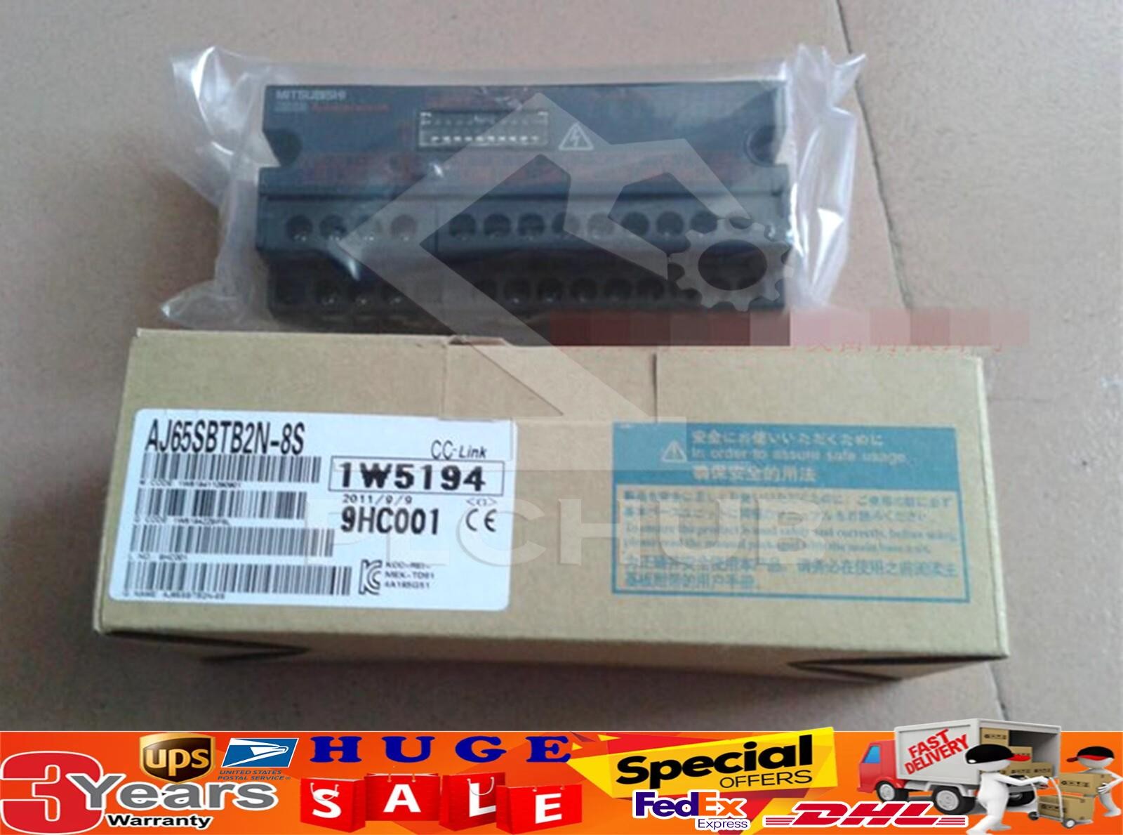 NEW MITSUBISHI AJ65SBTB2N-8S CC-Link System Small Type Remote I/O Module