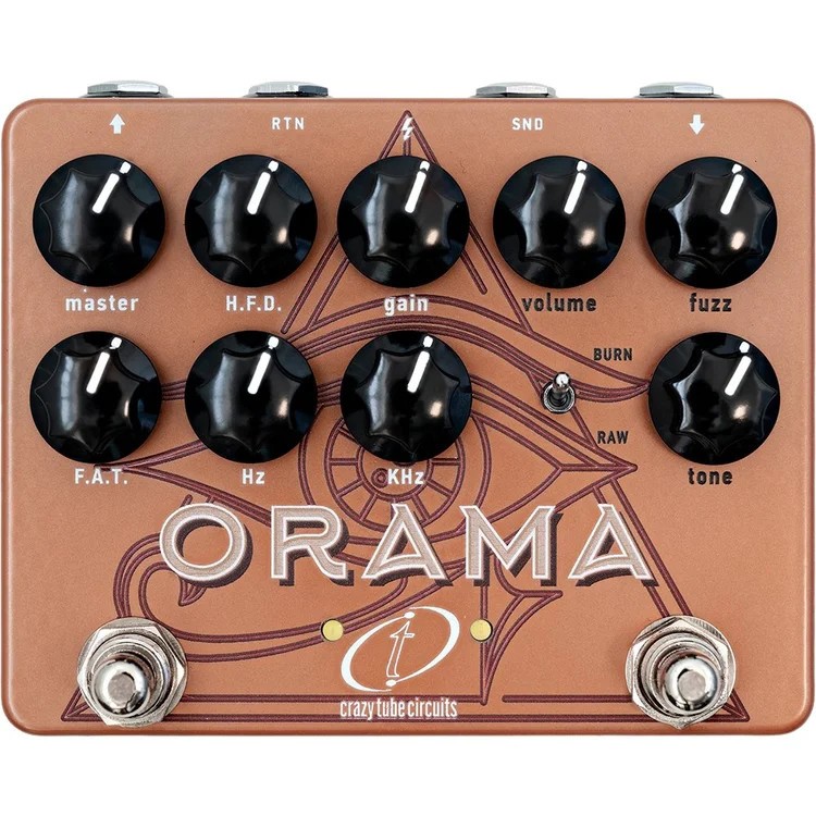 Crazy Tube Circuits Orama Dual-Channel Amp Simulator/Fuzz Effects Pedal