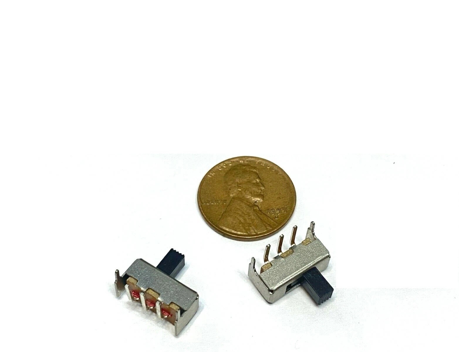 2 x  SS-12F23 90 degree SS12F23G5 toggle slide switch 2P3T E6 STAMP
