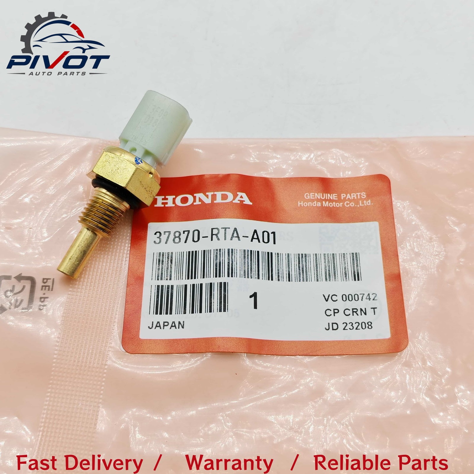 OEM Engine Coolant Temperature Sensor For 2006-2025 Honda & Acura 37870-RTA-A01