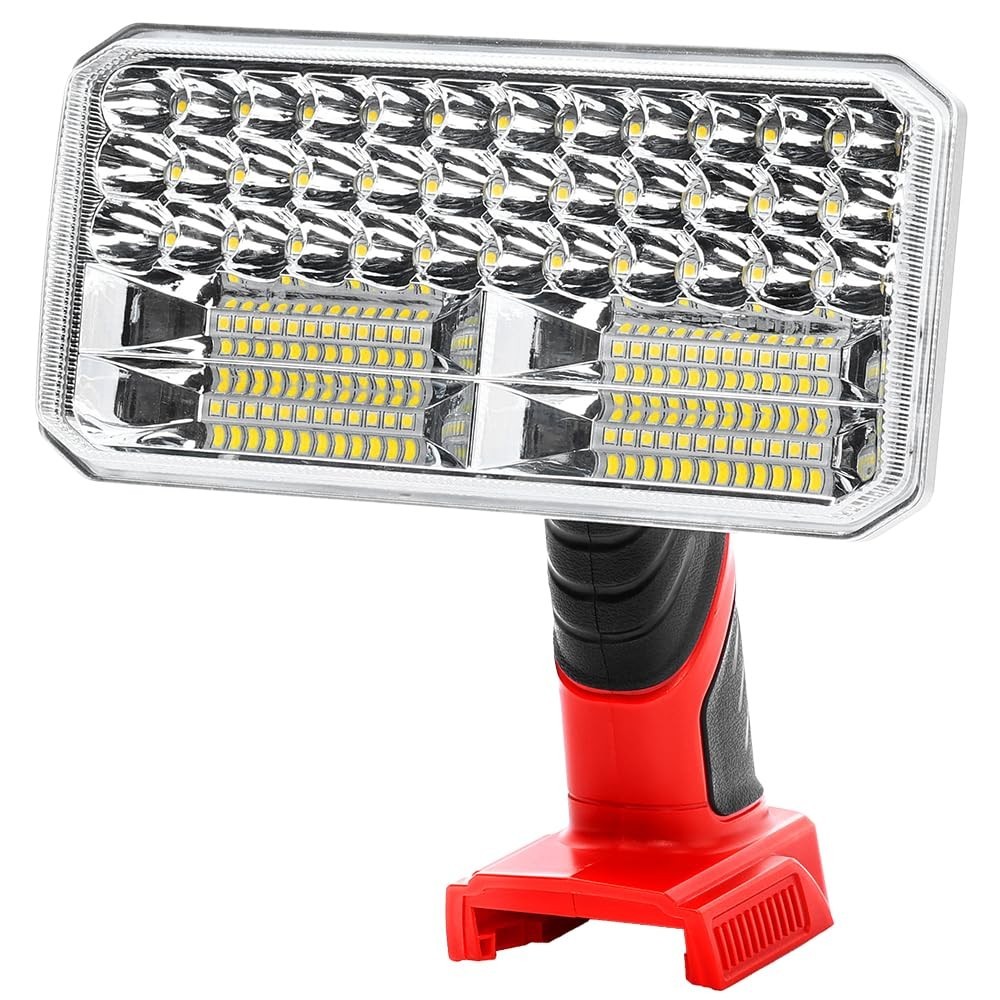 4200LM 40W LED Work Light Compatible with Milwaukee 18V Battery Bright Camping