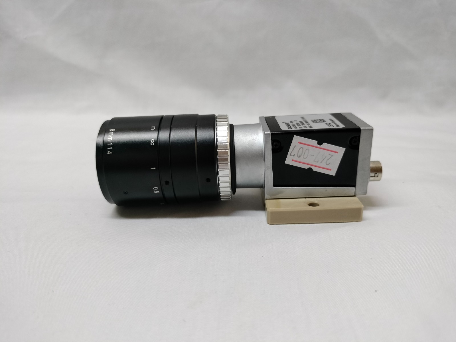 Basler acA3800-10gm acA380010gm Industrial CCD Camera w/ 8mm 1:1.4 Lens