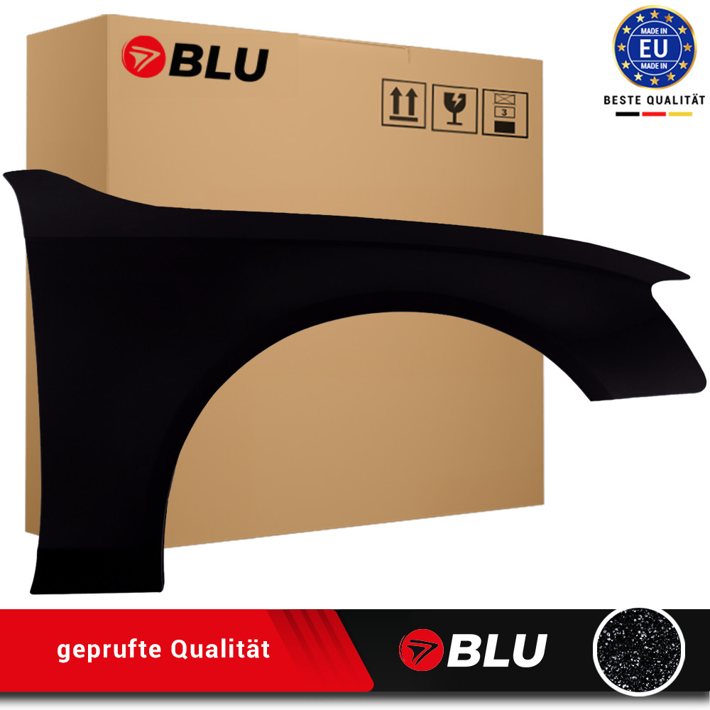Fender For Audi A4 B8 S4 Lift LY9T Right Black 11-15 Front Painted New