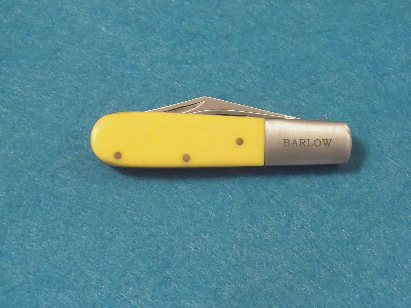 Rite EDGE RE5023YW BARLOW Yellow handle pocket knife 3 1/4" closed PA5023YW NEW!