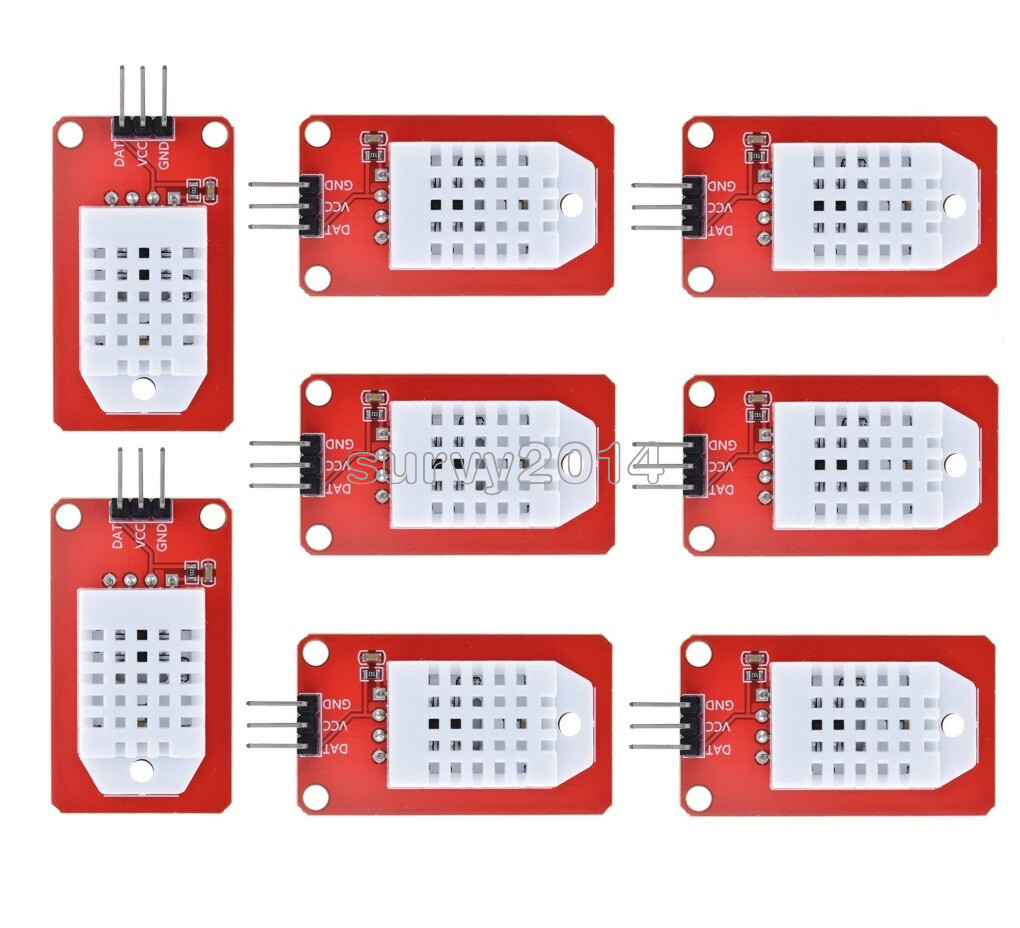 1-10PCS AM2302 DHT22 Digital Temperature and Humidity Sensor Module 3.3V-5V