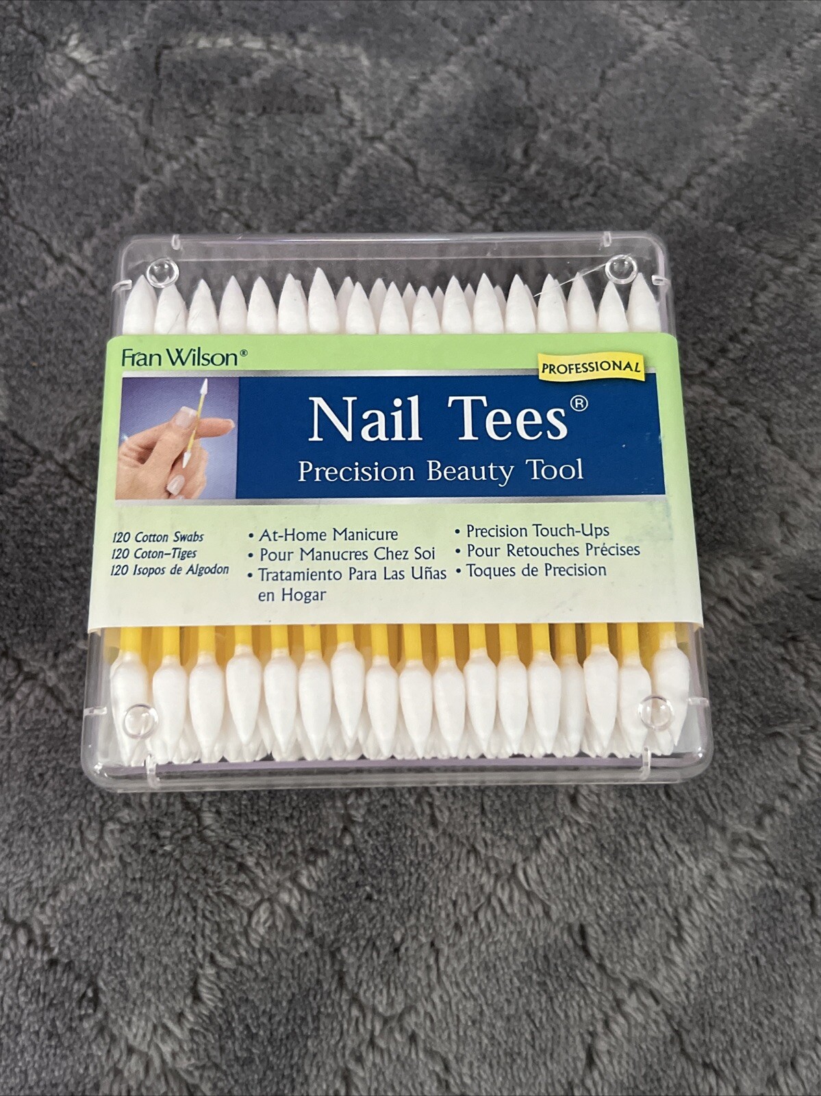 Fran Wilson NAIL TEES Double COTTON TIPS APPLICATORS NAIL TEES 120 CT