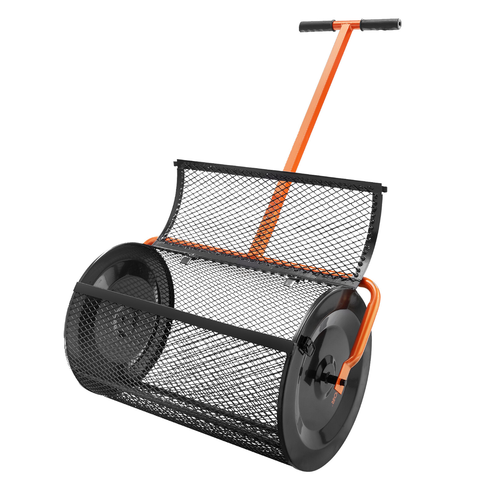 VEVOR Compost Spreader Peat Moss Spreader 24" Wide 24.4-26.4" Height Adjustable