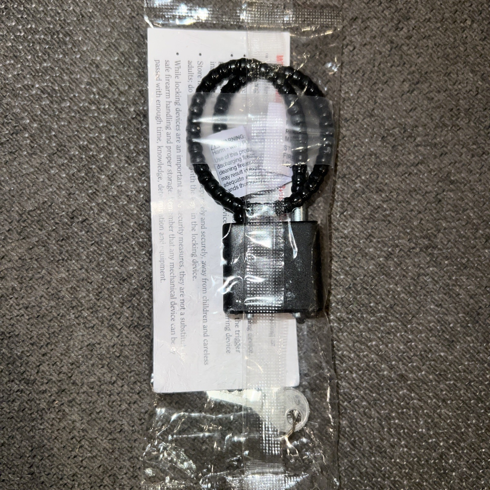 Ruger Gun Lock Safety Cable Brand New R11SC3 6136T  Firearm Padlock 30mm