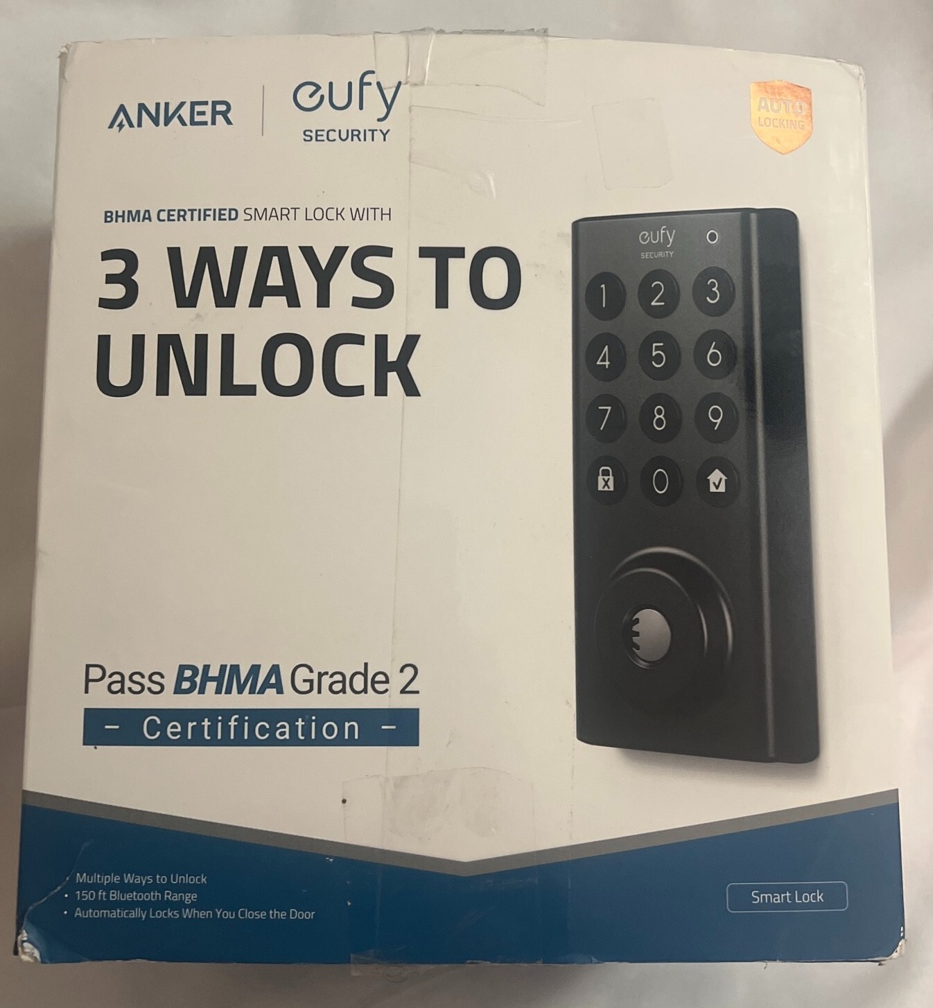 Eufy Security Smart Lock Bluetooth Electronic Deadbolt Entry (41237-ele-ys)