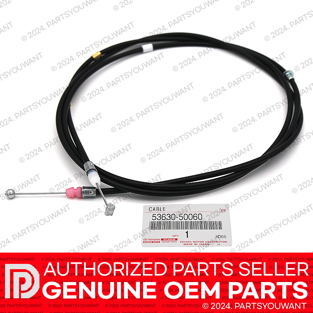 GENUINE Lexus 2001-2005 LS430 OEM NEW Hood Lock Latch Release Cable 53630-50060