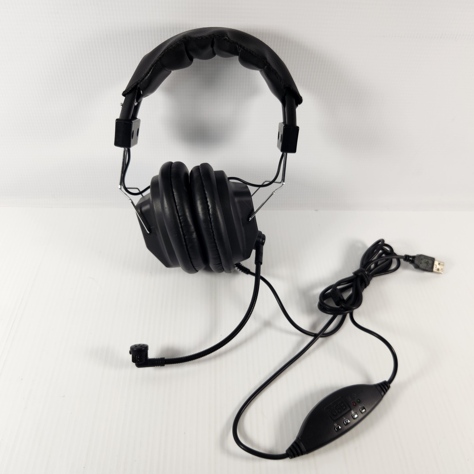 Califone 3068MUSB USB Stereo Headset w/ Boom Microphone Volume Mute