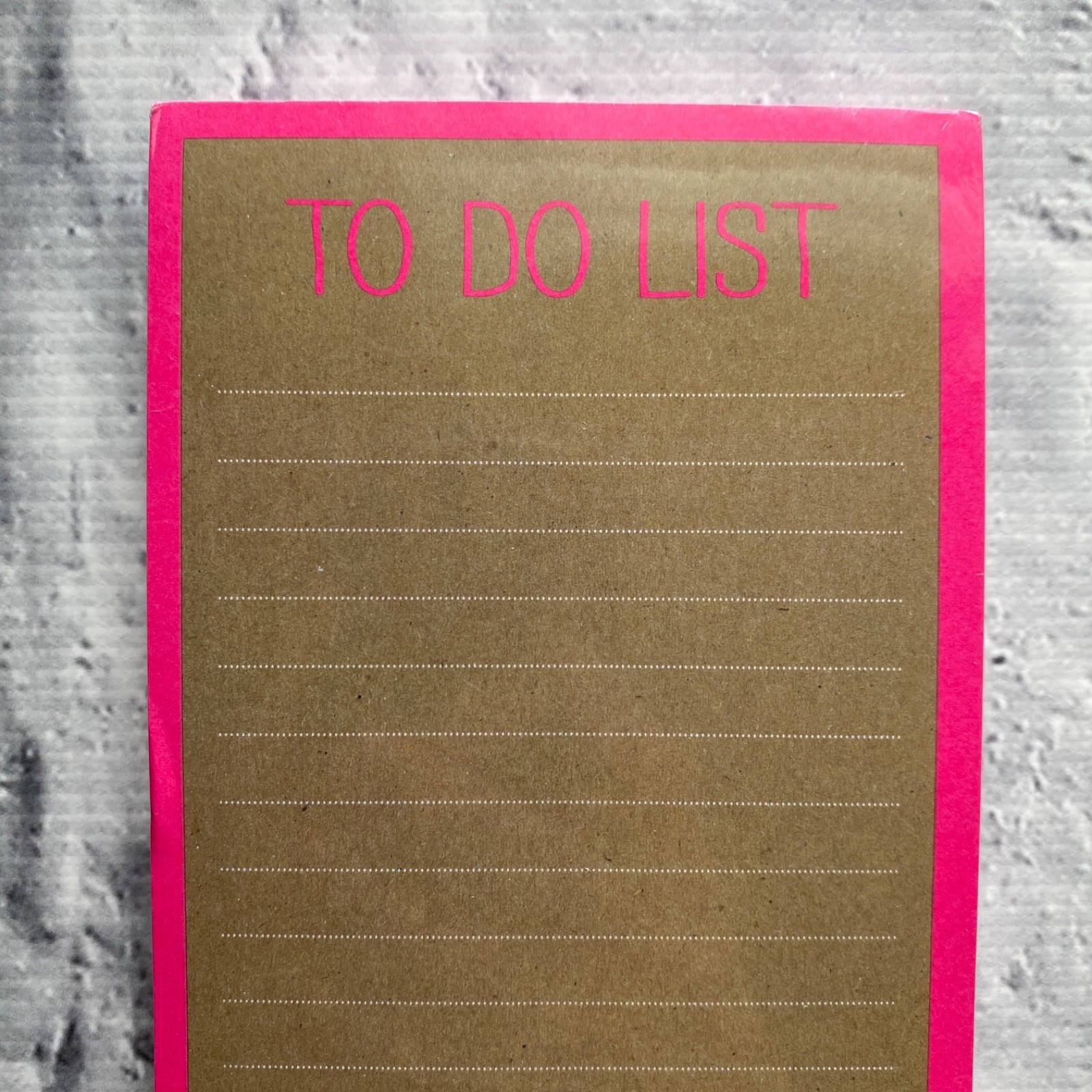 Magnetic Refrigerator List Pad Roobee Pink To Do List Lined Notepad Mara-Mi New