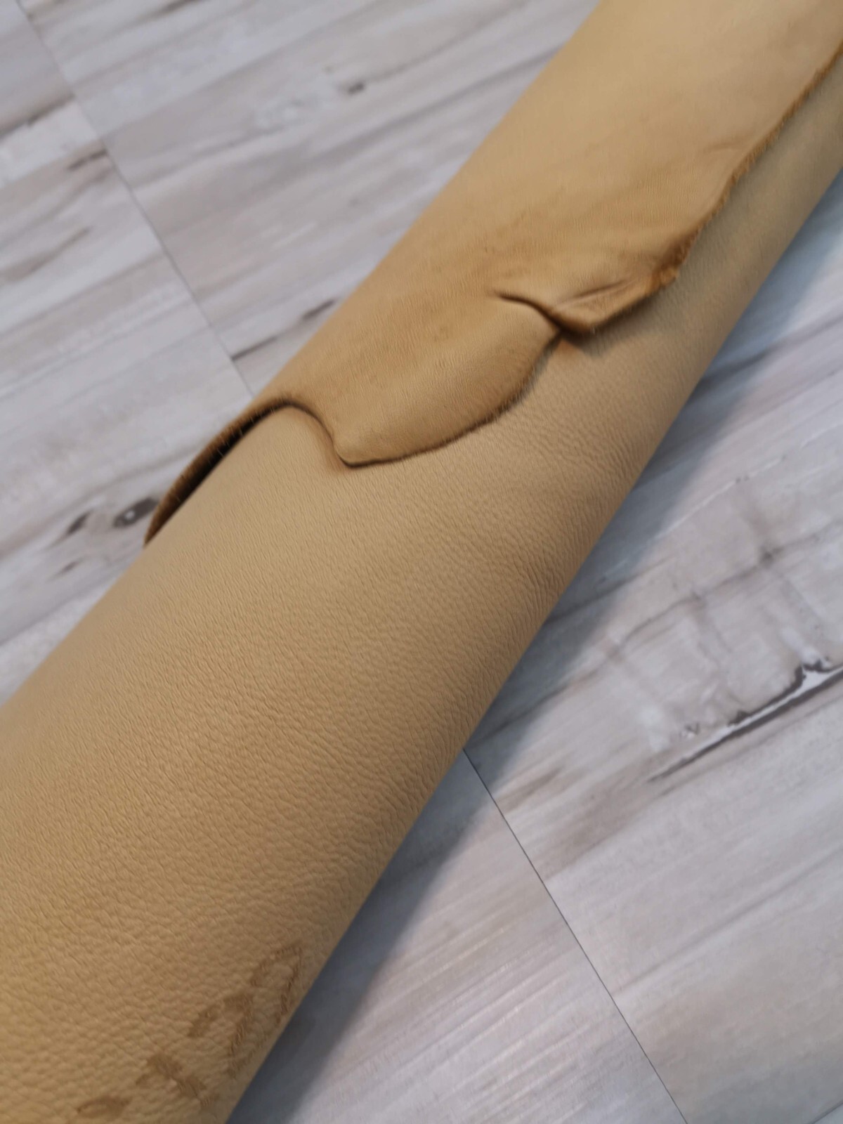 4-5oz NAPA SOFT DEERTAN LEATHER HIDE SIDE FULL GRAIN SHEET,PANEL,CRAFT,DIY 20sqf