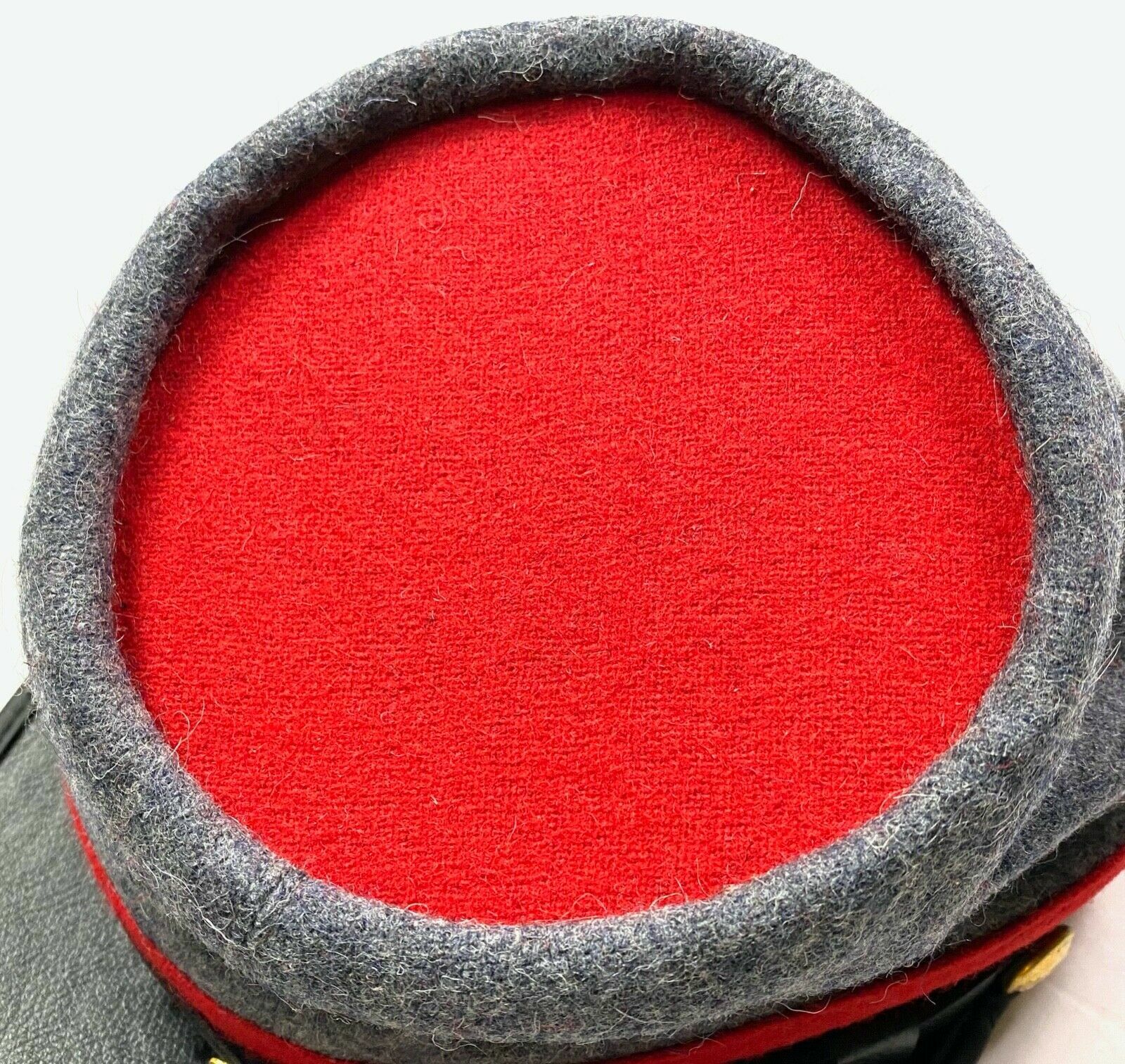CIVIL WAR CSA CONFEDERATE ARTILLERY GREY WOOL KEPI FORAGE CAP HAT-ALL SIZES!!!