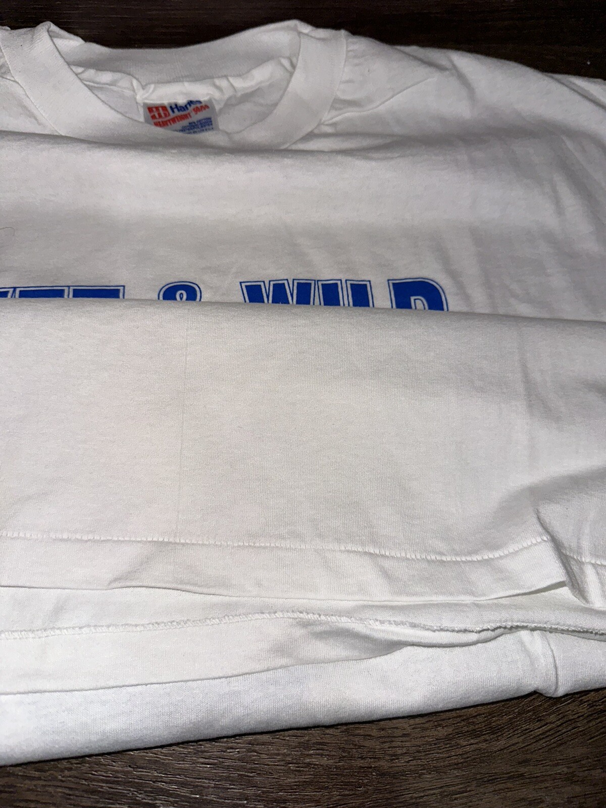 VTG 1993 Waterloo Diamonds T-Shirt Men's XL White Single Stitch Hanes 50/50 USA