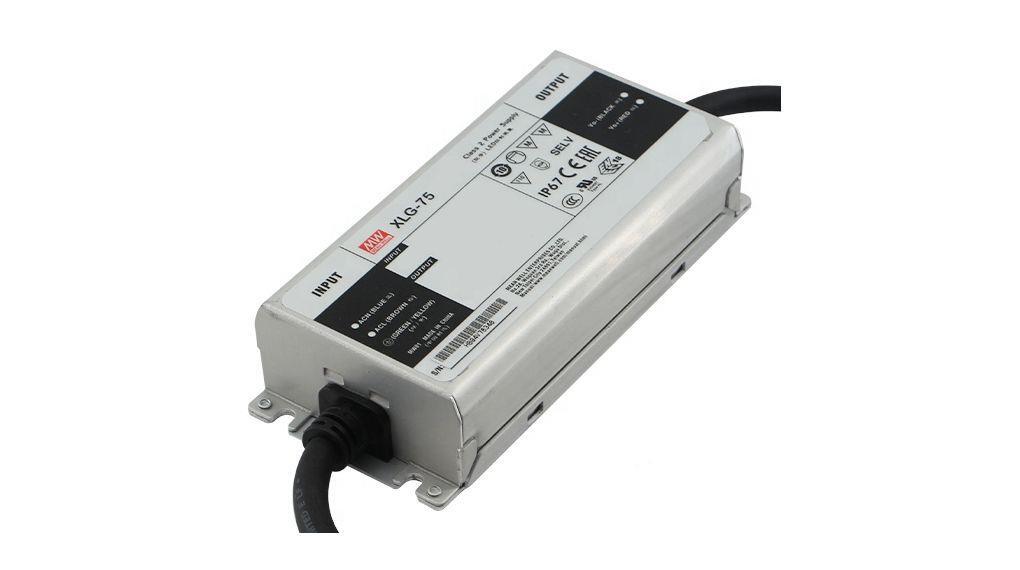 Mean Well XLG-75-L-A LED Driver Power Supply 350-1050mA 53-107V