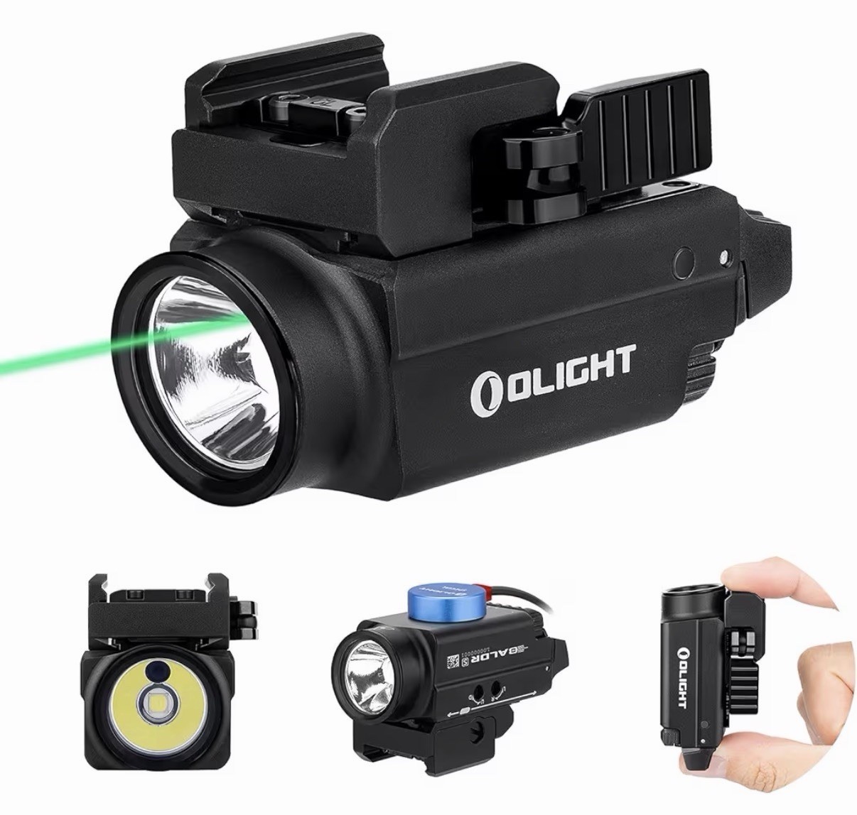 Olight Baldr S 800 Lumens Tactical Flashlight Green Laser Weaponlight | BrandNew