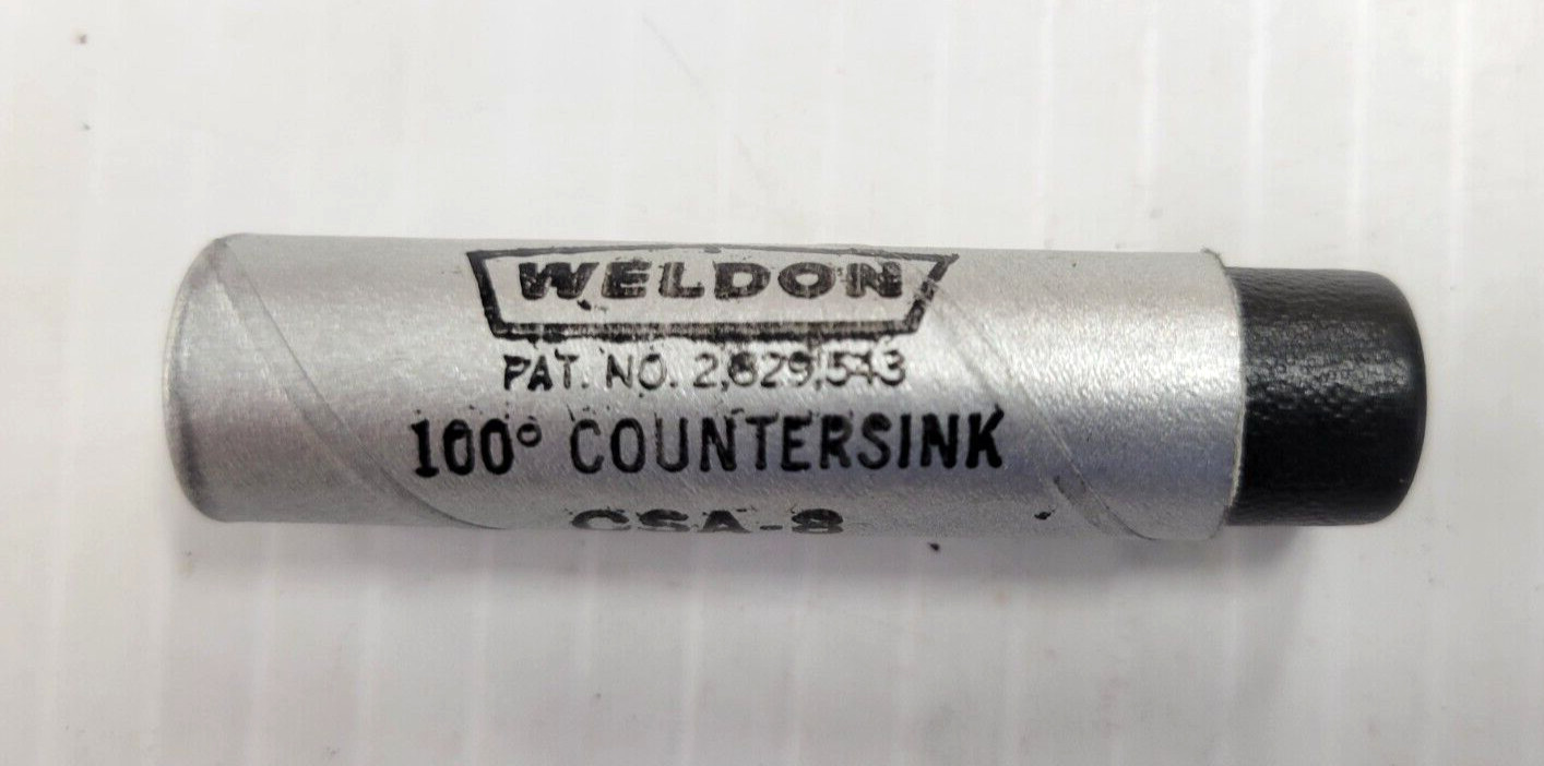NEW 3/32"- 1/4" Weldon 100 Deg. Deburring Bit