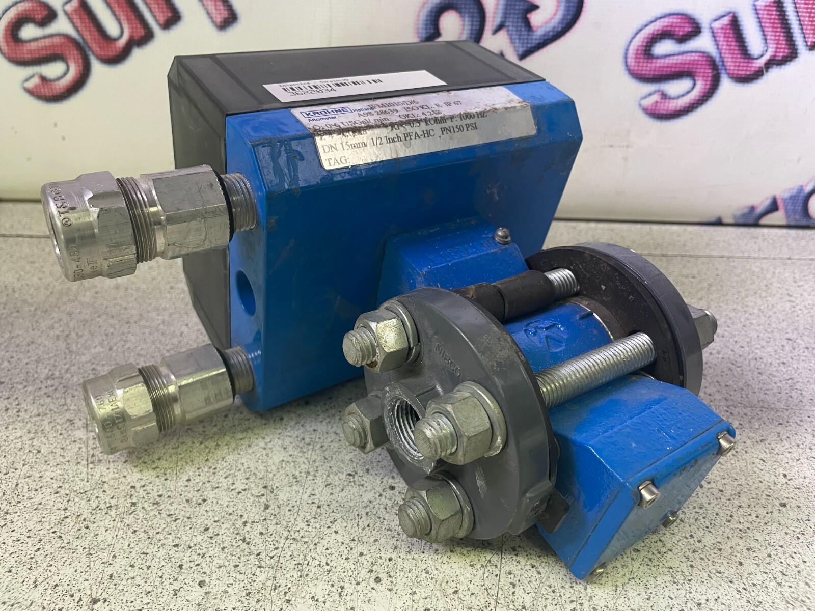 Krohne Model IFM101/D/6 IFC 010 D Flow Meter