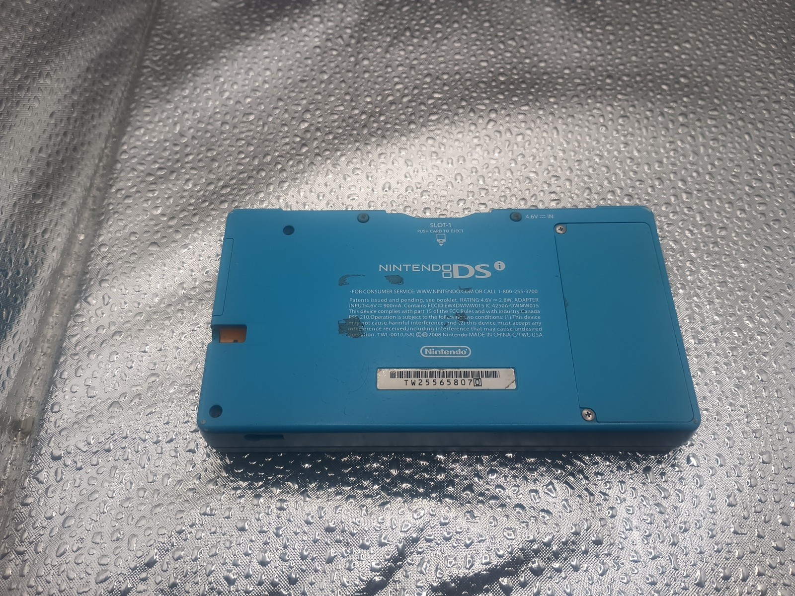 Nintendo DSI Light Blue Handheld Console Game System Parts Only