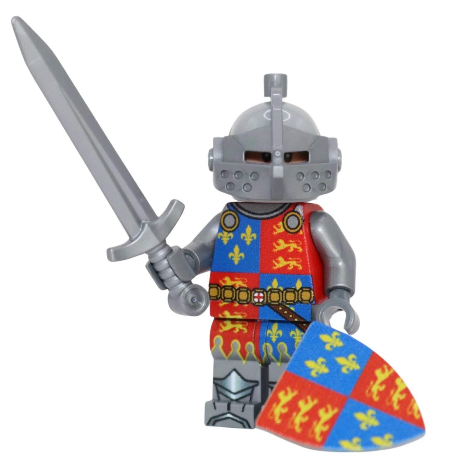 Custom King Henry V Minifigure - Bricks at War