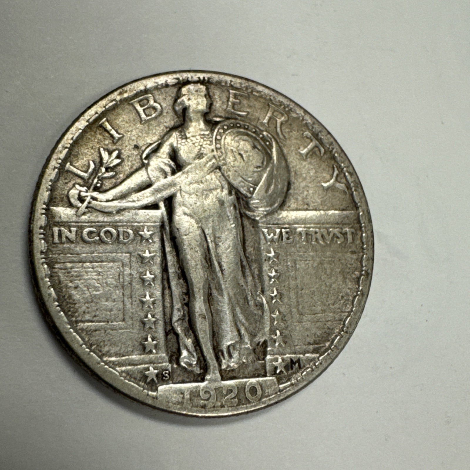 1920-S Standing Liberty Quarter XF