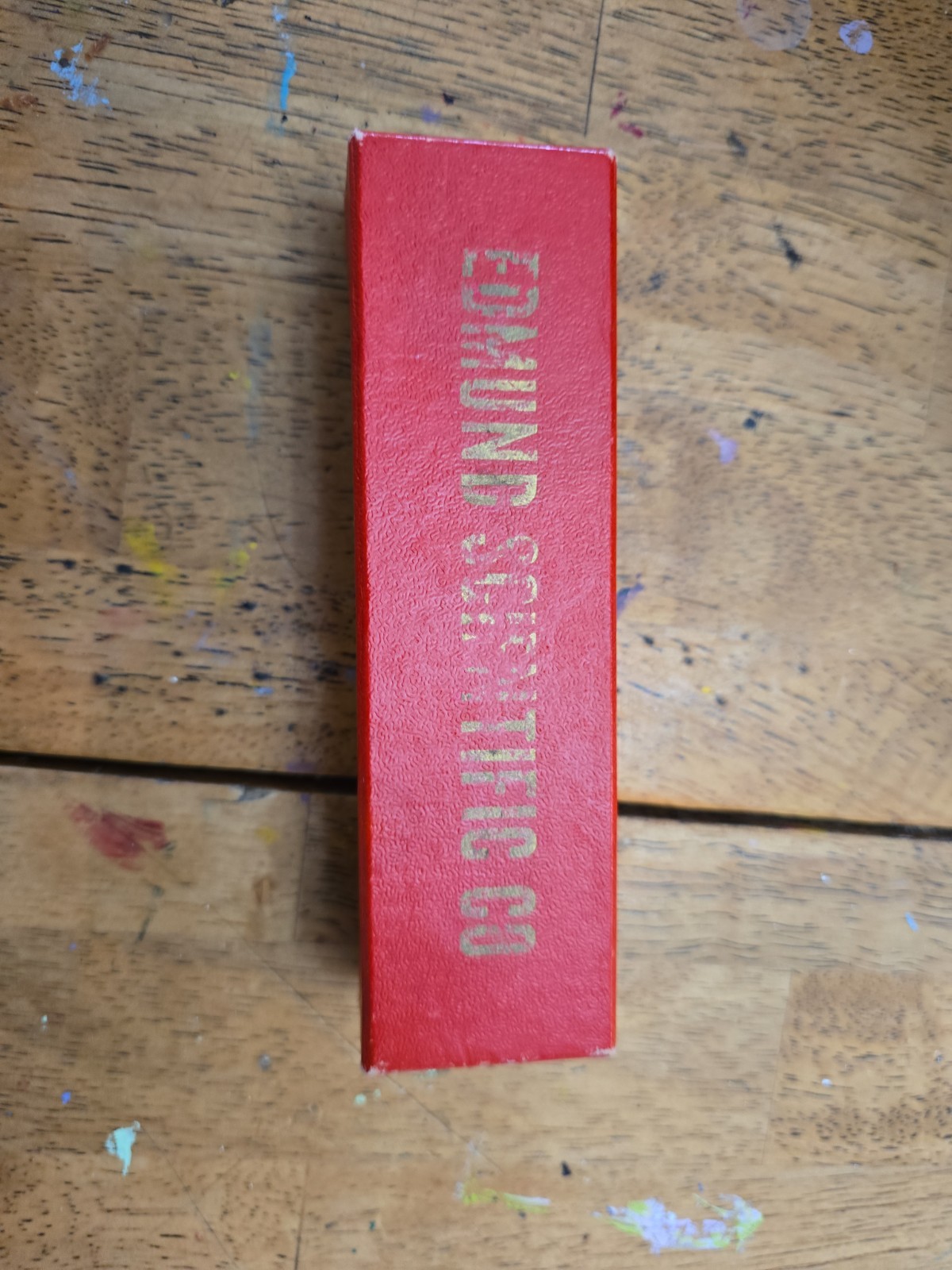 Vintage Edmund Scientific 50X Direct Measuring Pocket Microscope W/Orig. Manual