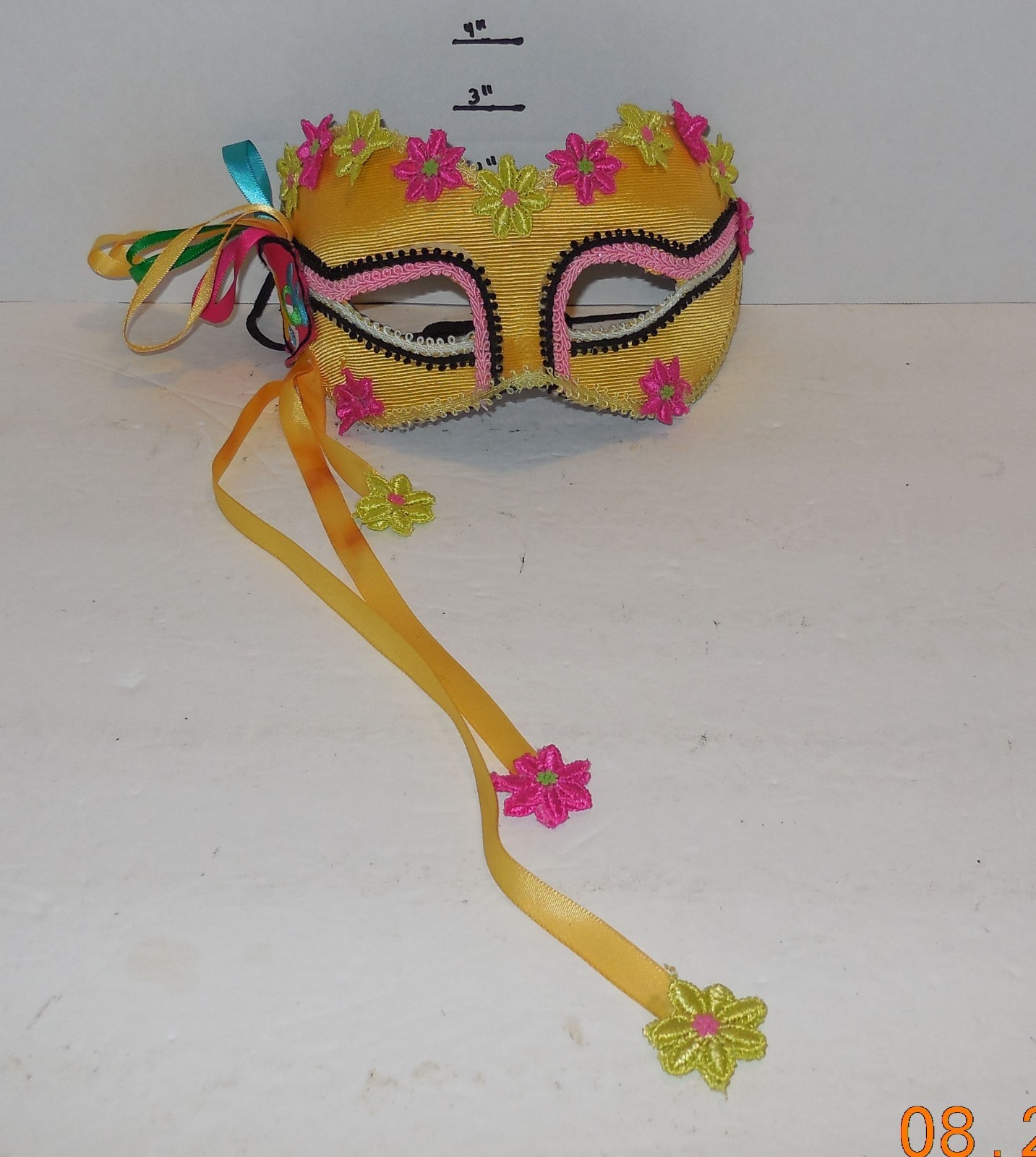 Masquerade Venetian Decorative Colorful Look Half Mask Party Ball