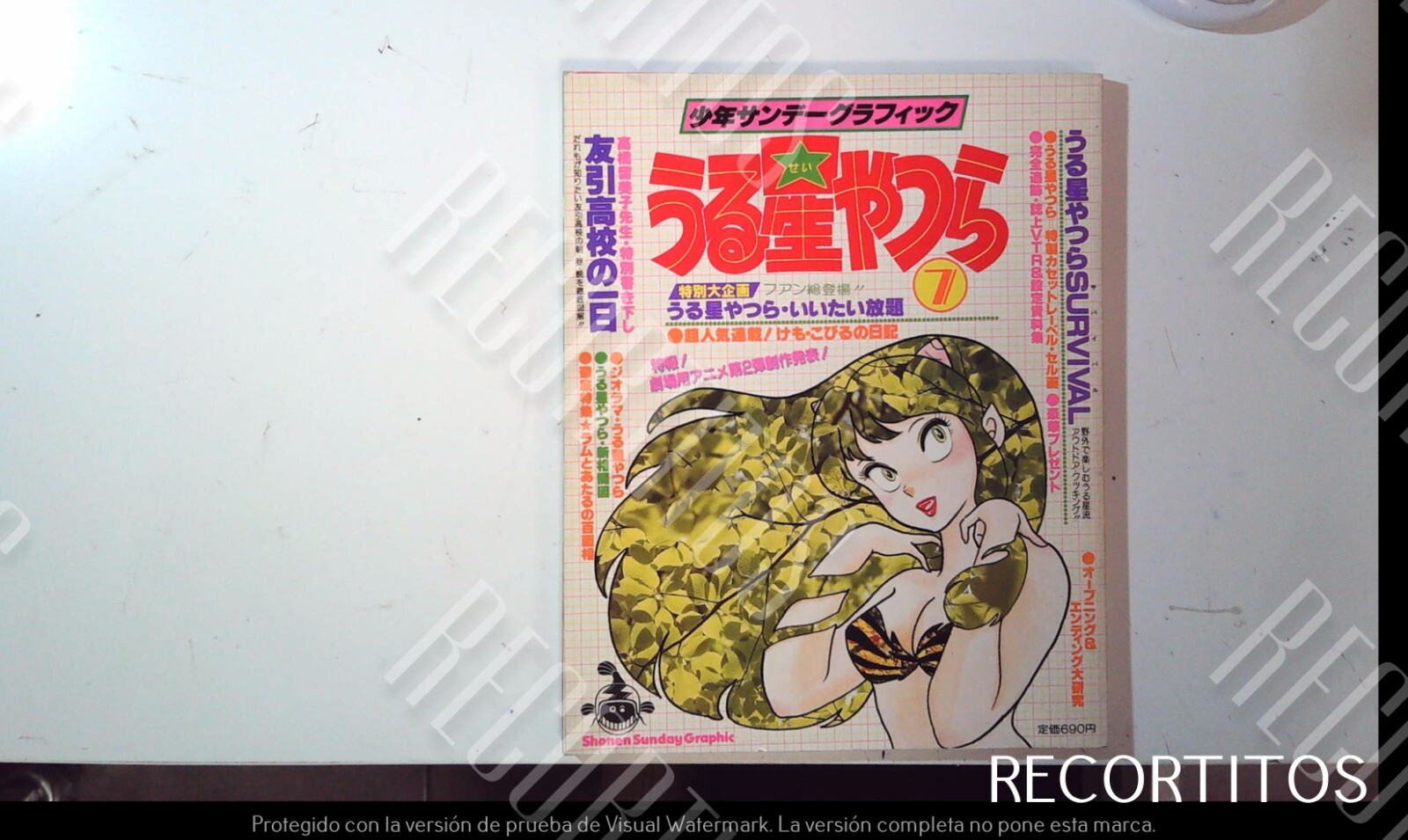 URUSEI YATSURA LUM LAMU ART BOOK TAPE GENGA AKEMI TAKADA RUMIKO TAKAHASHI 7
