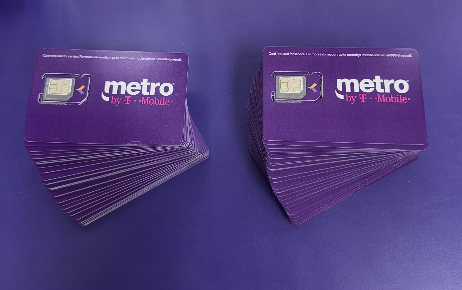 Metro By T-Mobile Triple Cut SIM Card (BRAND NEW) - Lot Of 300