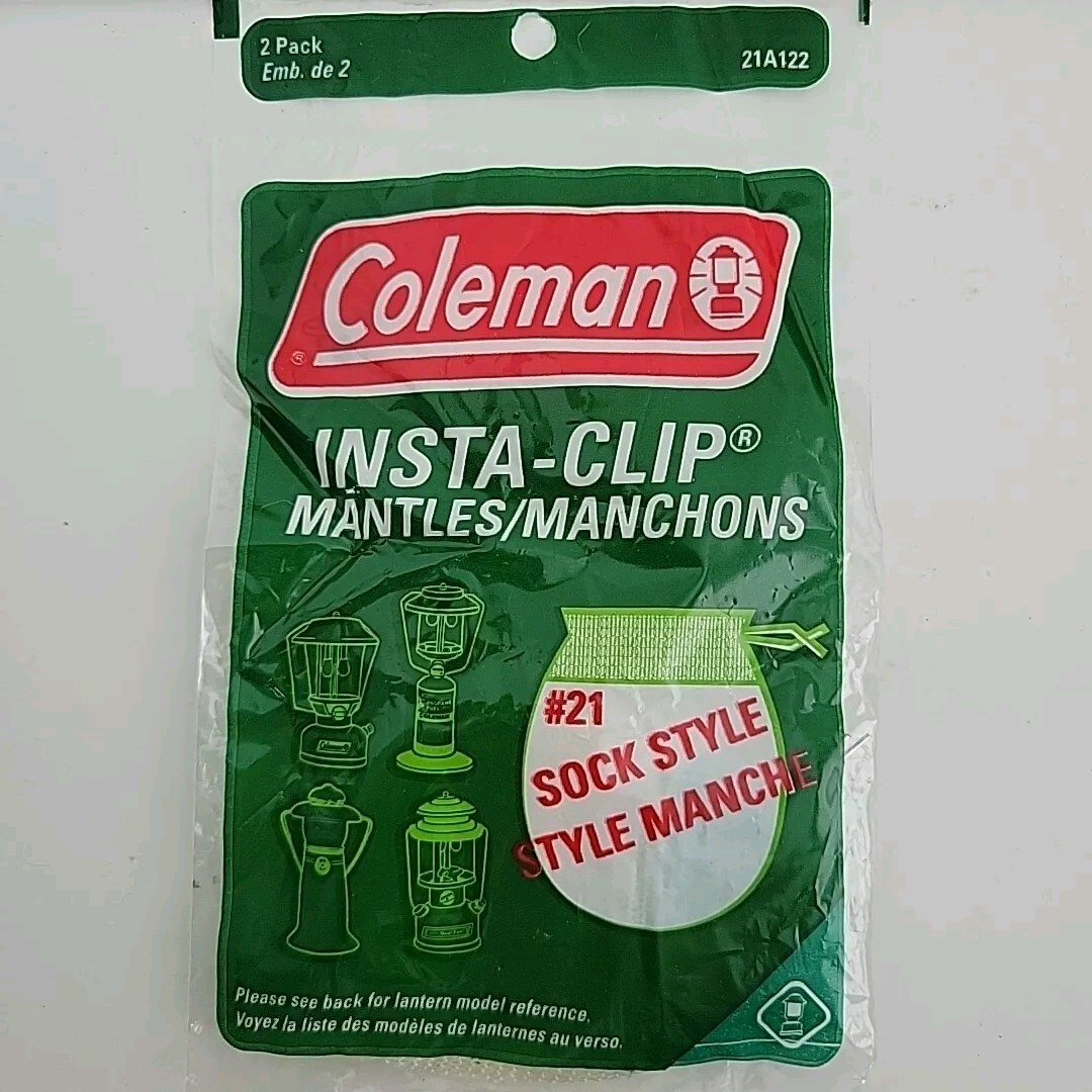 Coleman Insta-Clip No. 21 Wire Twist On Mantles 2 Per Pack
