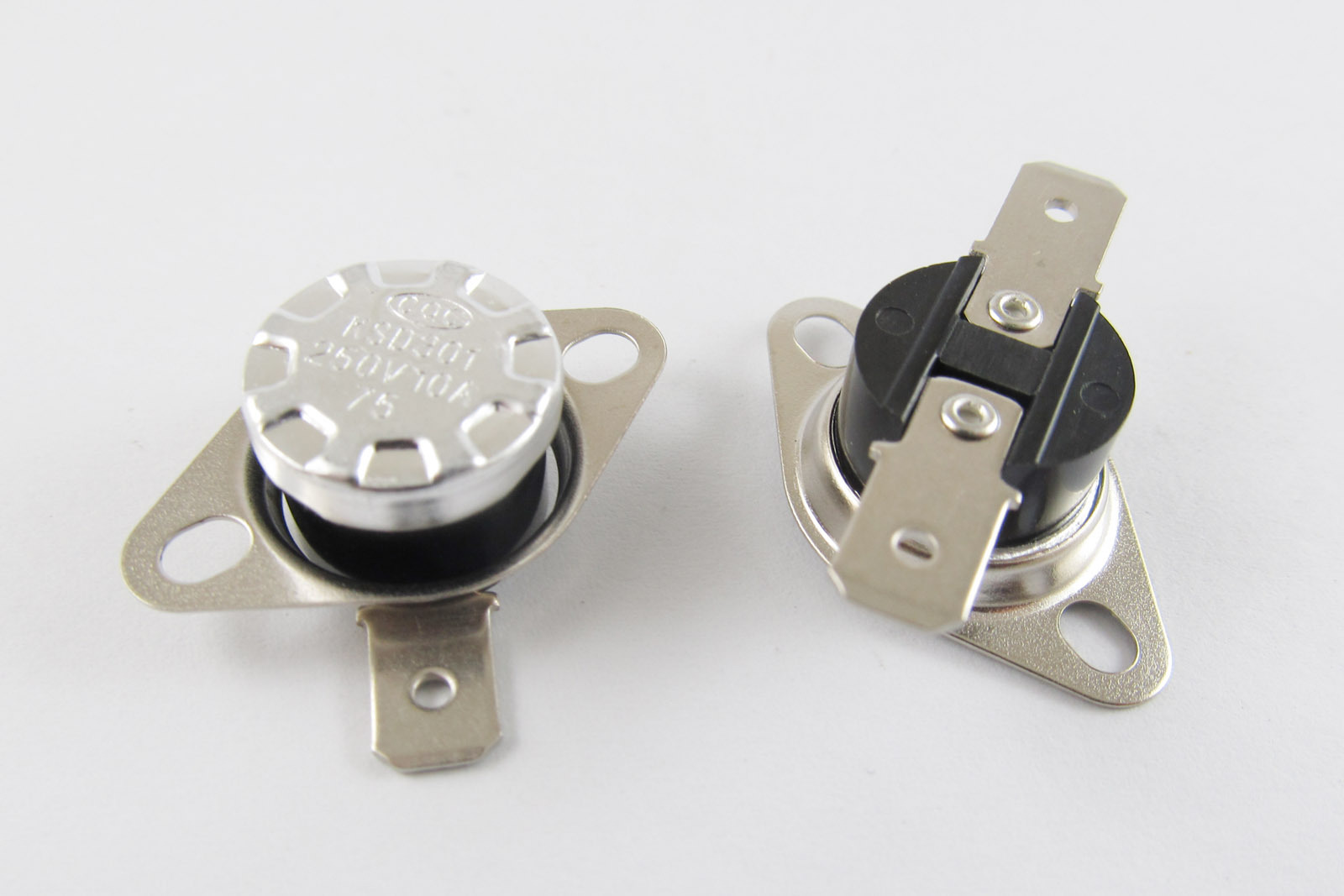 5pcs Temperature Controlled Switch Thermostat 75°C N.C. KSD301 Normal Close 10A