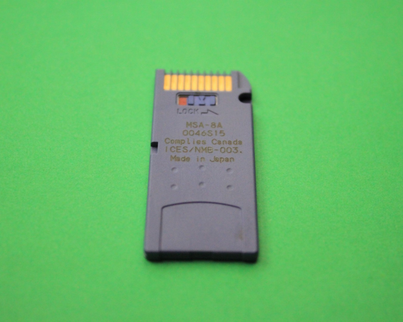 OEM Sony Genuine Memory Stick 8MB MEGABYTE MSA-8A Camera Memory Card