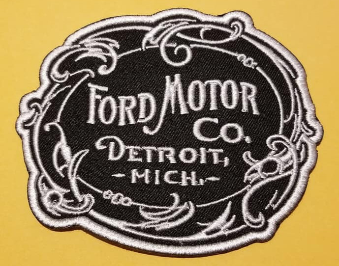 Ford Motor Co. Detroit, Michigan Embroidered Patch approx 3x 3.5"