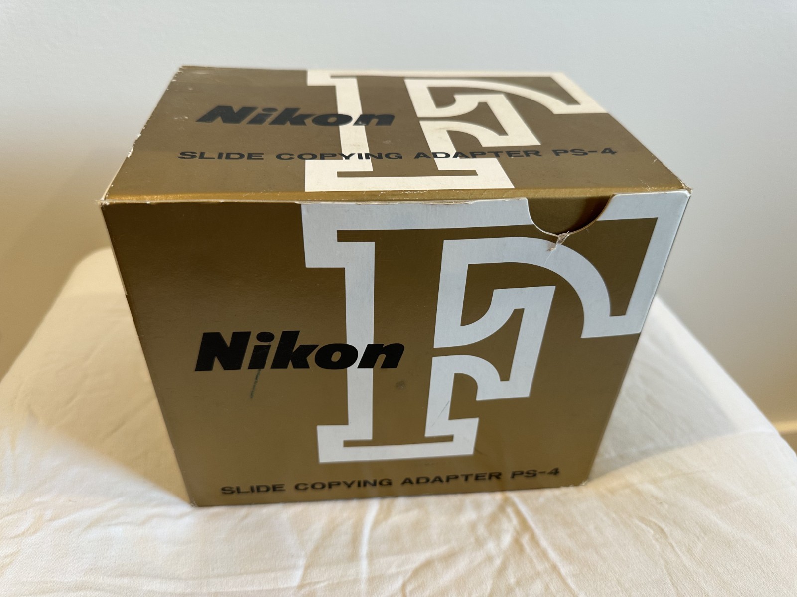 Nikon-F PS-4 Slide Copying Adapter w/box & styrofoam inserts