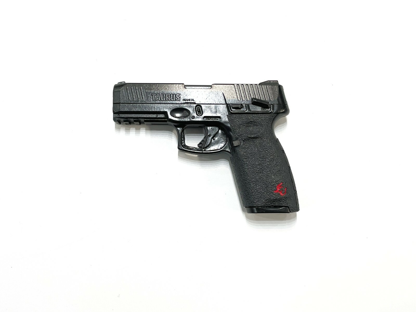 HANDLEITGRIPS Textured Rubber Gun Grip for Taurus G3 with Red Insert