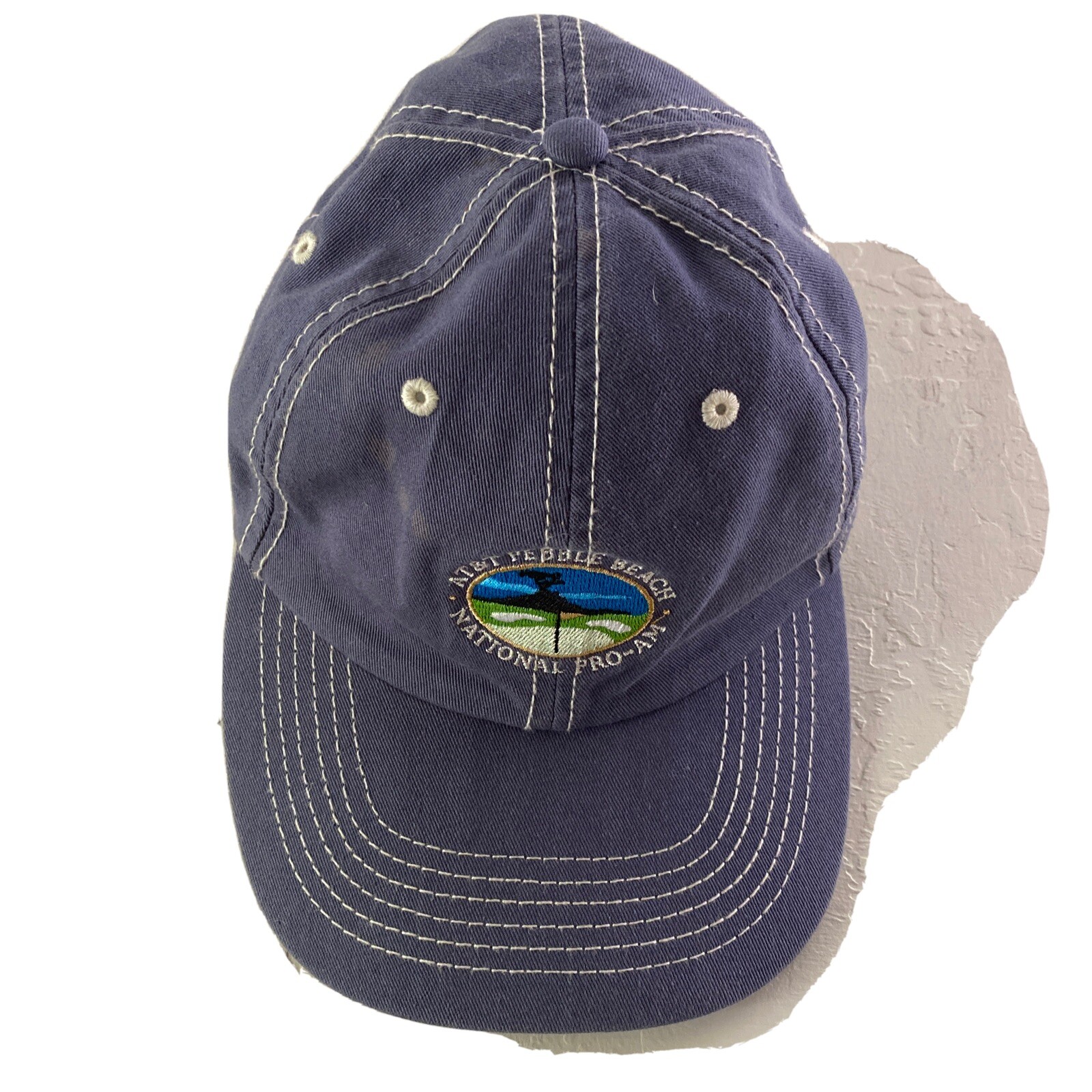 Golf Cap/ Hat / Pebble Beach National Pro Am Adjustable Gray American Dry Goods