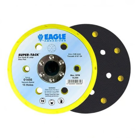 Eagle Abrasives 6” Pads L-P S-Tack 15/H