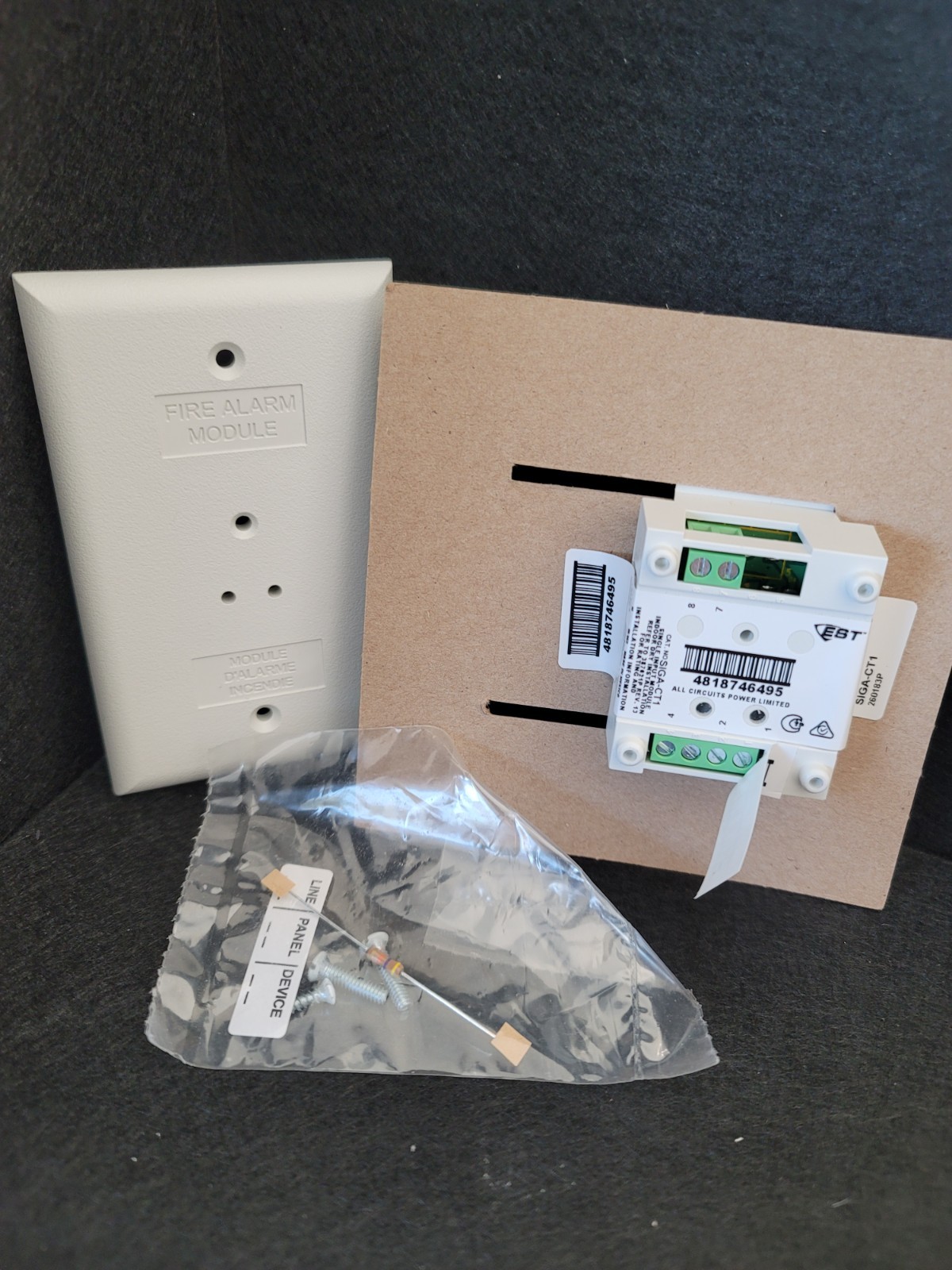 NEW- EDWARD SIGA-CT1 SINGLE INPUT MODULE SIGNALING DEVICE