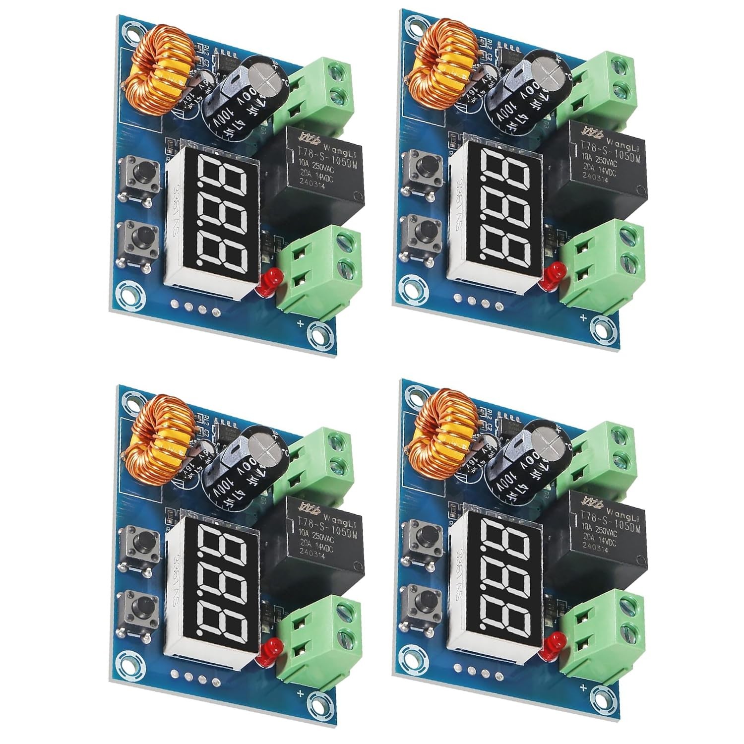4PCS 12V-36V DC Voltage Protection Modules XH-M609 Over-Discharge Circuit Pro...