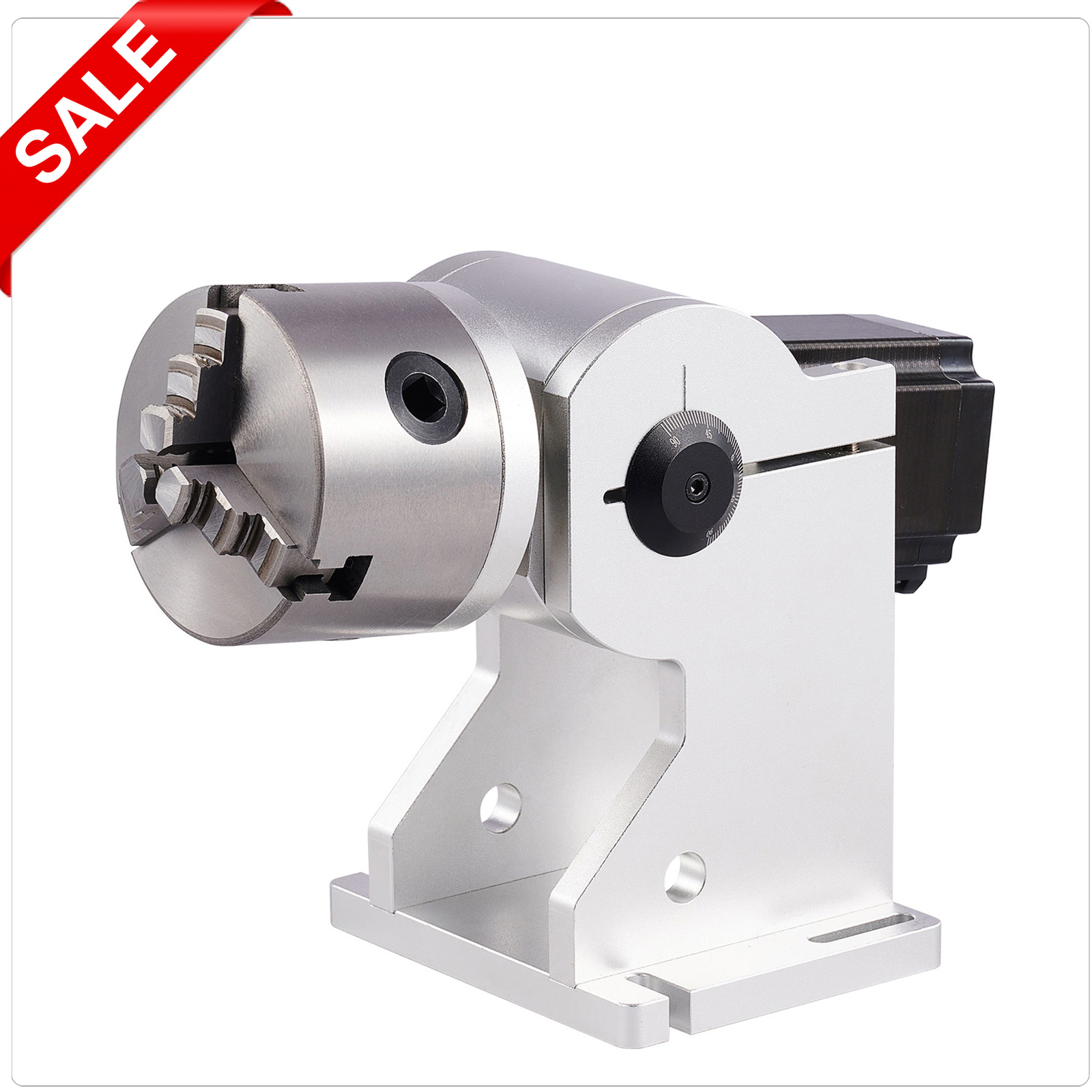 OMTech Rotaion Axis Rotary Axis for 20W 30W 50W 60W Fiber Laser Marking machine