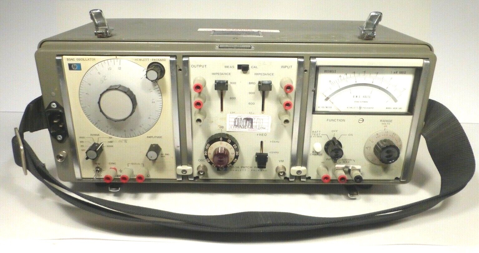 HP HEWLETT PACKARD AN/USM 181C PHONE TEST SET  Working - INCREDIBLE OSCILLATOR