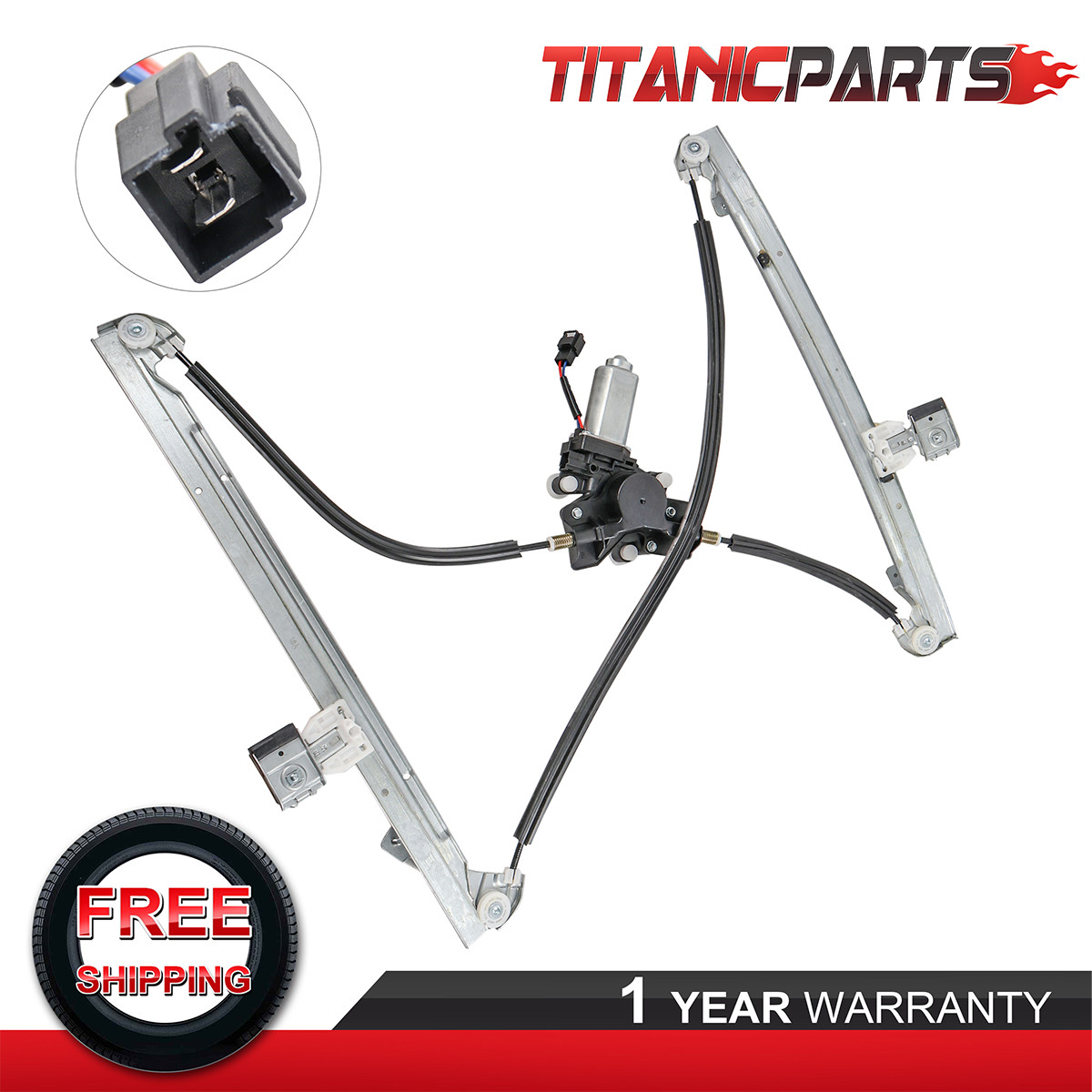 Window Regulator For 04-07 Dodge Grand Caravan Town & Country Front Right / RH