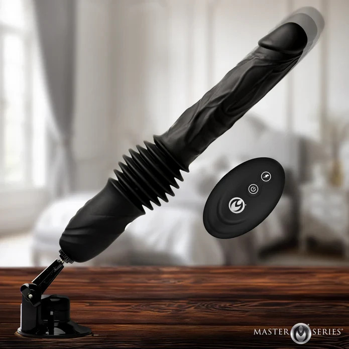 Double Pounder Silicone Vibrating Dildo Thruster - FREE SHIPPING & GIFT!