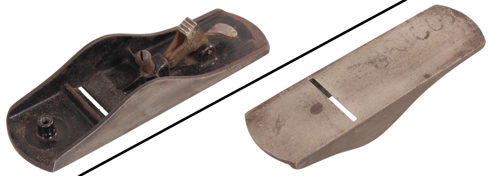 Orig. Body for Sargent No. 207 Block Plane - Lever Adjust - 80%- mjdtoolparts