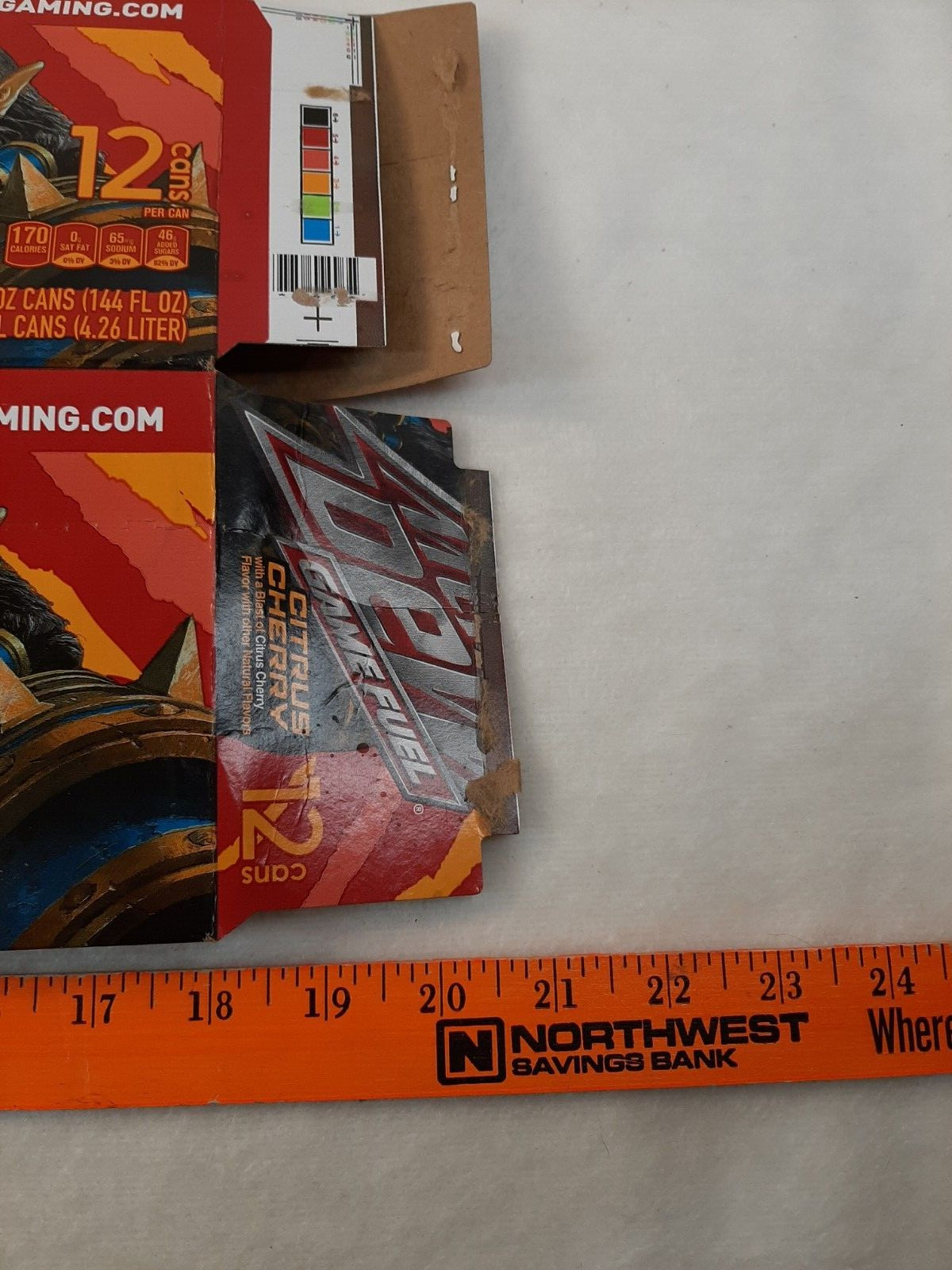EMPTY 2024 Mountain Dew Mtn Dew Citrus Cherry 12 Pack Box ONLY Opened Flat