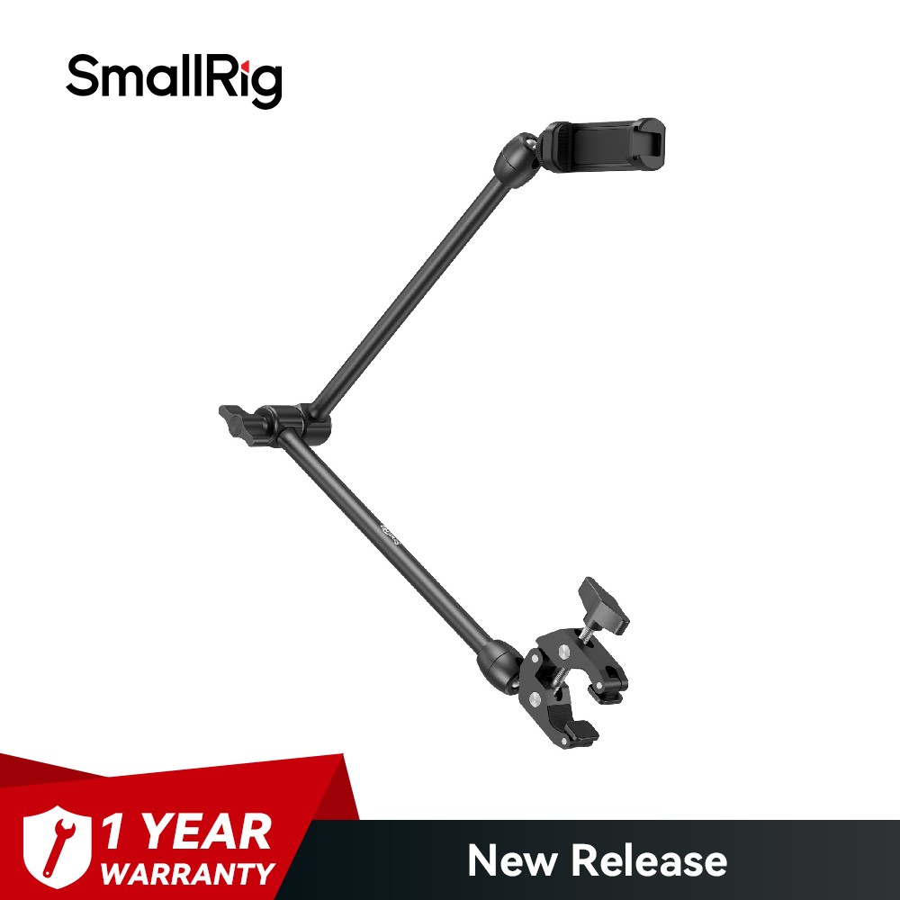 SmallRig Desktop Magic Arm Support with Crab-Shaped Clamp Kit for Smartphone
