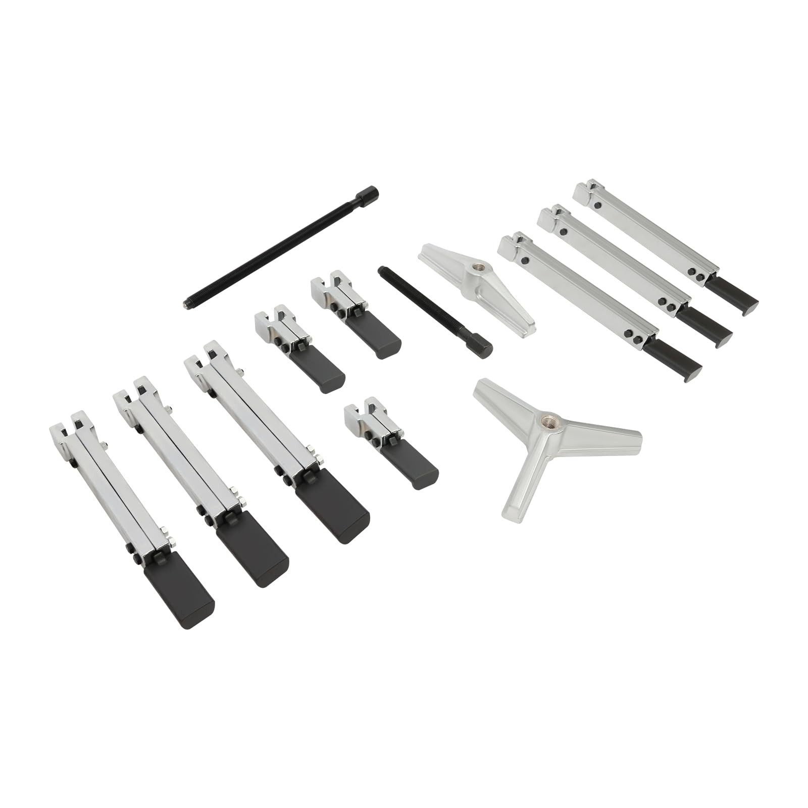6 in 1 Gear Puller Set 13pcs Reversible Jaws for Bearing Flywheel