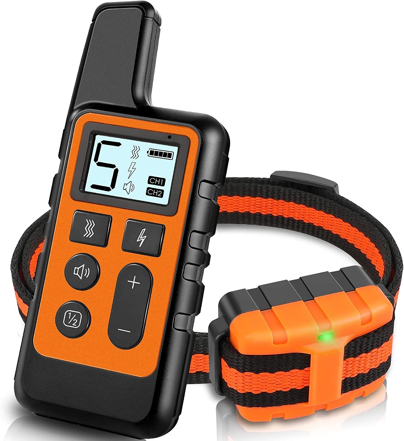 Dog Training Collar; Shock Collars 3 Modes; Rechargeable Collar for Dogs