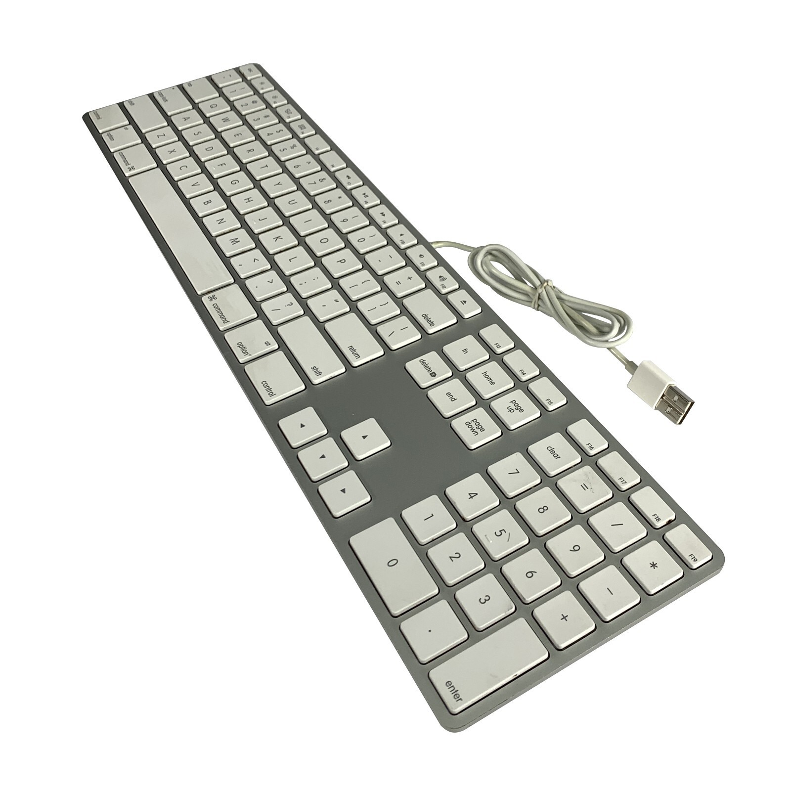 Genuine Apple A1243 Wired USB Keyboard for iMac Mac Mini Mac Pro w/Keypad